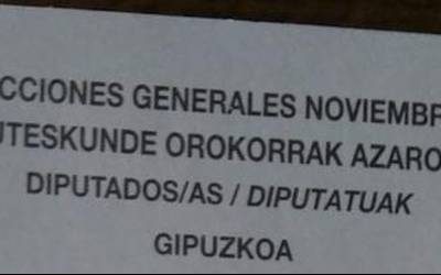 Hainbat alderdik gezurtatu egin du boto paperen zurrumurrua