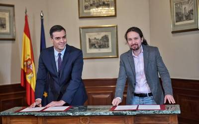 PSOE eta Unidas Podemosen arteko aurreakordioaren erreakzioak, Nafarroan