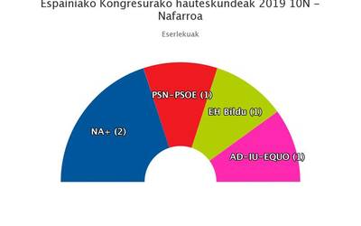 EH Bilduk diputatua lortu du, PSNren bizkar