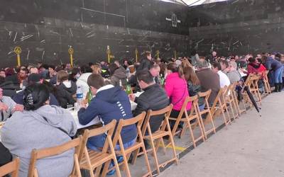 Aspanogi elkartearen aldeko elkartasun festa egin zuten larunbatean Beasainen