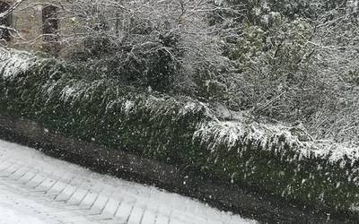 Elurpean izan da eskualdea asteburuan