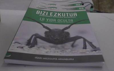 Goierriko txoko ezkutuan gordetzen diren intsektuak ezagutu genituen Iñaki Mezkitaren eskutik