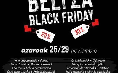 Deskontu bereziak eta zozketak, 'Ostiral beltza' aste berezian