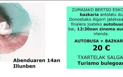 Finalerako autobusa eta bazkaria