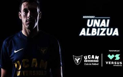 Unai Albizua UCAM Murciara bueltatuko da denboraldi amaierara arte