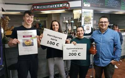 Compostela tabernak jaso ditu laugarren pintxo lehiaketa bi sariak