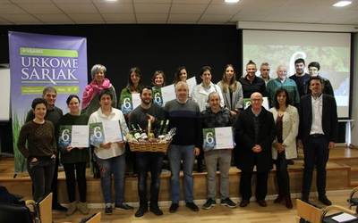Sakona Etxaldeak eta Jaki-Saski proiektuak Urkome sariak jaso dituzte