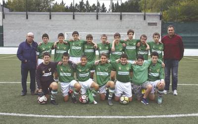 Kadete mailako futbol derbia irabazi dio Beti Gaztek Gure Txokoari Beran