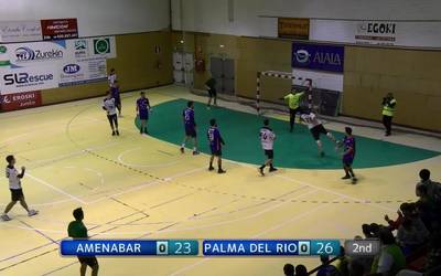 Amenabar Zarautzek ezin izan zuen garaitu Palma del Rio  Cordobako taldea. (24-26)