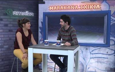 Aiaraldeko Kirol Urtekariari buruz mintzatu zen Izar Mendiguren Hamaika Telebistan