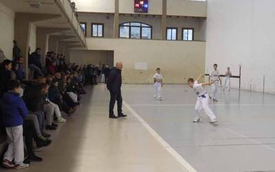 Goizuetako pilota txapelketako hainbat partida jokatu dituzte asteburuan