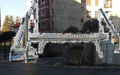 Latiorroko metalezko pasarela Amurrioko errotonda berrian jarriko dute