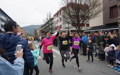 Irudietan: Orioko San Silvestre lasterketa