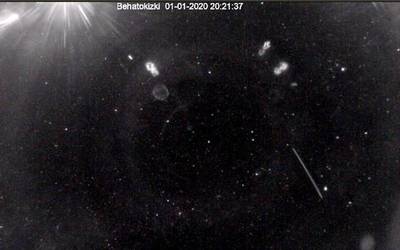 'All sky' motako kamera jarri dute Izkin