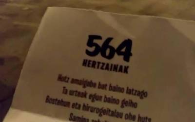 Urtezahar egunean presoak gogoan izan dituzte Lesakan