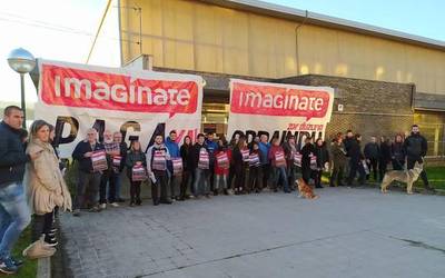Imaginate Frama enpresako langileen egoera salatu dute