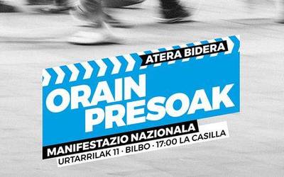 Zapatuan presoen alde egingo den manifestaziorako autobusa antolatu dute