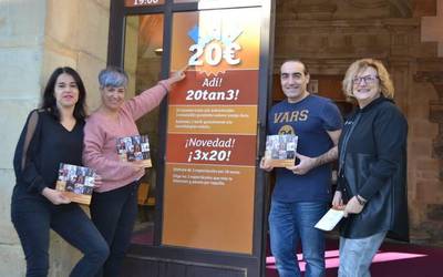 20tan3! bonuak atera ditu Durangoko San Agustin kulturguneak, herritarrak aretora erakartzeko