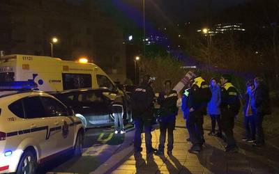 Oinezko batek harrapaketa jasan du, bi autoren arteko istripuaren ondorioz