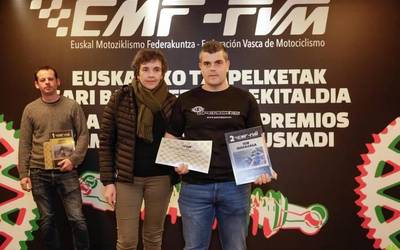 Euskal Herriko enduro txapelketan bigarren izan da Jon Makazaga goizuetarra