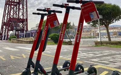 Amaitu da patinete elektrikoen proba pilotua Getxon