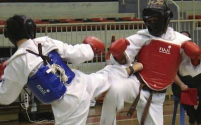 Eskualdeko hamar gaztetxok kenpo kaiko gerriko beltza jasoko dute larunbat goizean Beran