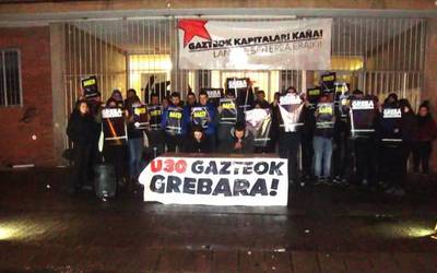 SGA-k grebarekin bat egin dute, diotenez "etorkizun ilunaren aurrerapena jada bizitzen" ari direlako
