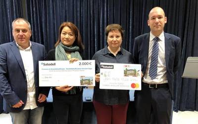 Lourdes Villanueva eta Palillos de Oro 3 jatetxea saritu dituzte Zornotzan