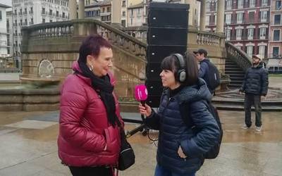 Ana Sarobe: "100.000 emakumek Euskal Herrian ez dute pentsiorik jasotzen"