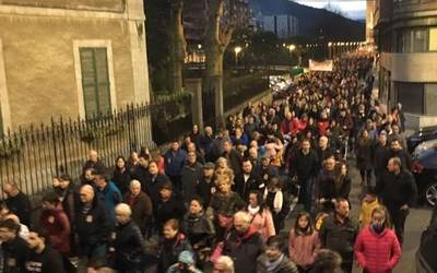 Mila herritar baino gehiago batu dira Laudioko mobilizaziora