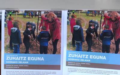 Zuhaitz eguna ospatuko da igandean
