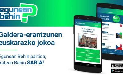 Parte hartu Egunean Behin jokoko Karkararen taldean, eta irabazi saria astero