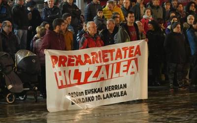 Azpikontrata batean lan egiten ari zen astelehenean GHI enpresan hildako laudioarra