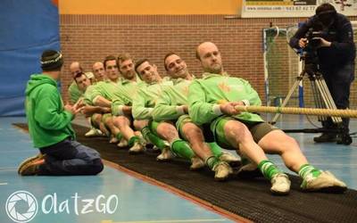 600 kiloko Euskal Herriko sokatira txapela ere irabazi dute Beti Gazteko mutilek