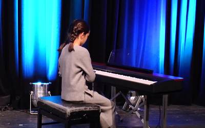 Andoaingo piano jaialdiarako prestatzen