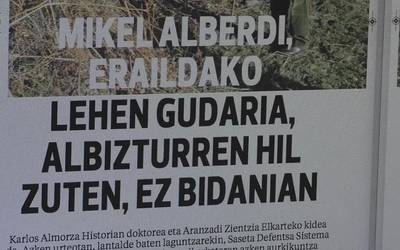 Pare biomagnetikoa eta Mikel Alberdi, eraildako lehen gudaria izango dira astekariko protagonistak