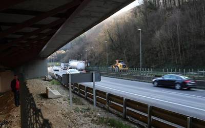 Gaurtik otsailaren 28ra bitartean A8a itxita egongo da gauez Zaldibar parean