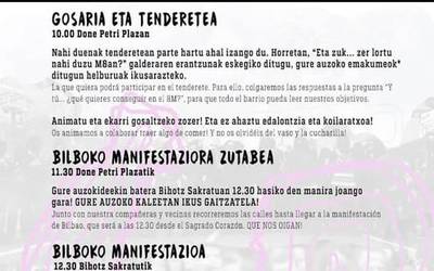 Egitarau oparoa Emakume Langilearen Nazioarteko egunaren bueltan