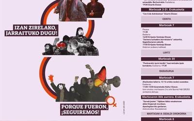 Martxoaren 8ko, emakumeen eguneko, ekitaldiak hilabete osoan
