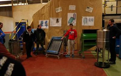 Goierri Eskolako ikasleen erronkak erakusteko Goierri Azoka egin dute
