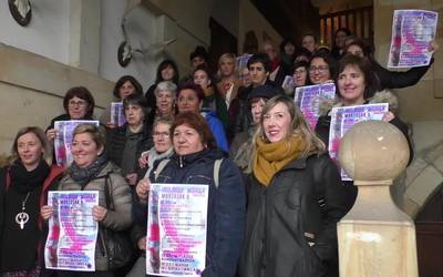 Ekitaldi andana antolatu dituzte Ordiziako hainbat eragilek Emakumeen nazioarteko egunaren harira