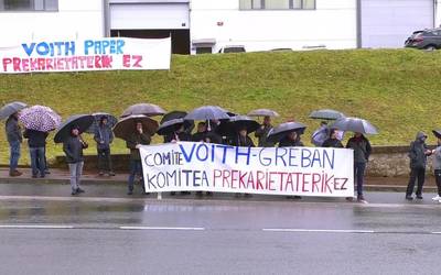 Voith enpresako langileek sei eguneko greba egingo dute