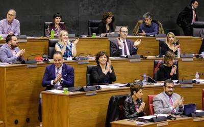 Parlamentuak aurrekontuak onartu ditu