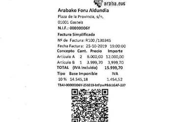 Bitarteko elektronikoen bidez fakturatzea derrigorrezkoa izango da Araban