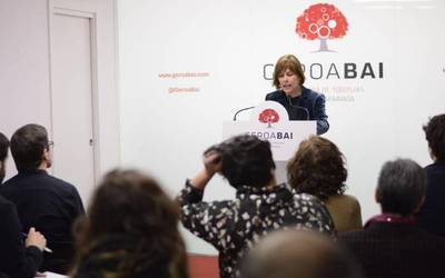 Gobernuaren desadostasunak bideratzeko "borondate politikoa" dagoela esan du Uxue Barkosek