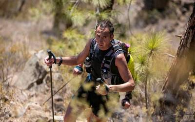 Imanol Alesonek seigarren postuan amaitu du Transgrancanaria mendi lasterketa