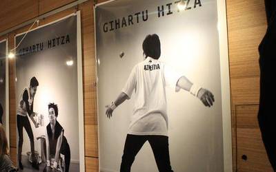 'Gihartu hitza' erakusketa jarri dute ikusgai Sanagustin kulturgunean