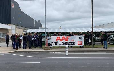 Sei langile kaleratze arriskuan AAF enpresaren Gasteizko lantegian