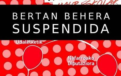 Haur eskolen aldeko giza katea bertan behera geratu da