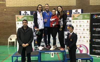 Ane Garcia arrasatearrak brontzea lortu du liga nazionaleko bigarren jardunaldian